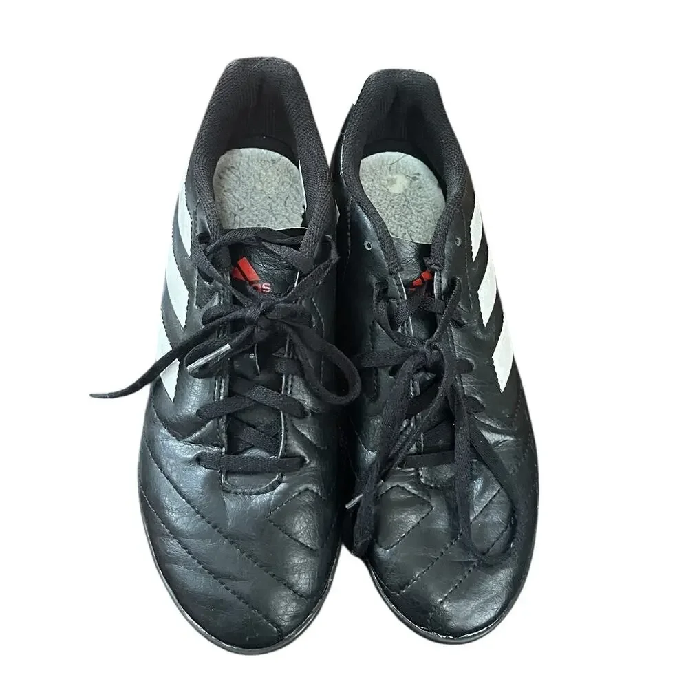 Adidas Mens Goletto VII TF FV8703 Black 6.5 Indoor Low Top Soccer Shoes Turf